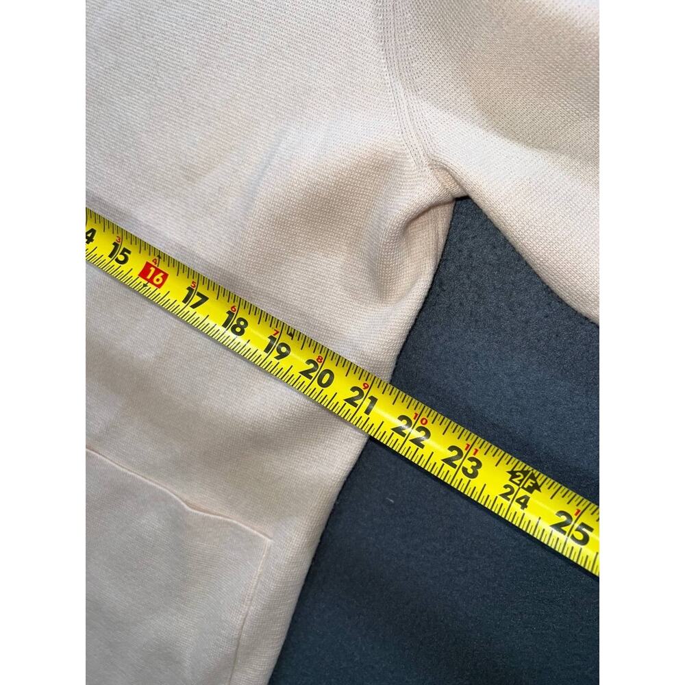 J. Crew Giselle Long Cardigan in Ivory Knitted Cotton Sz Medium A010793 - Picture 5 of 9